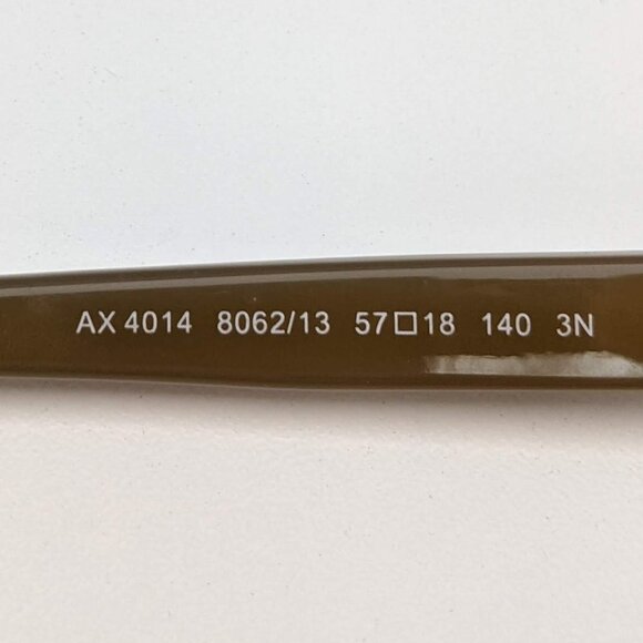 🕶️Armani Exchange AX4014 8062/13 Sunglasses 57/18 140 /KAL255🕶️​ - Picture 3 of 6